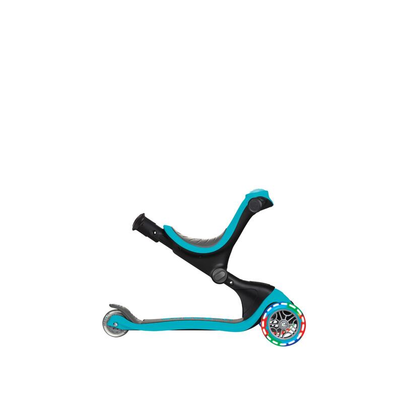 Trotineta Globber Go-Up 4 in 1 Deluxe Lights turquoise