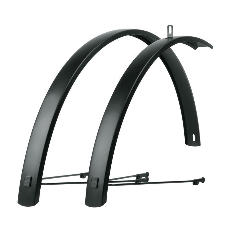 Guardabarro ciclismo de ruta Protector Aluminio Sks Edge Al negro