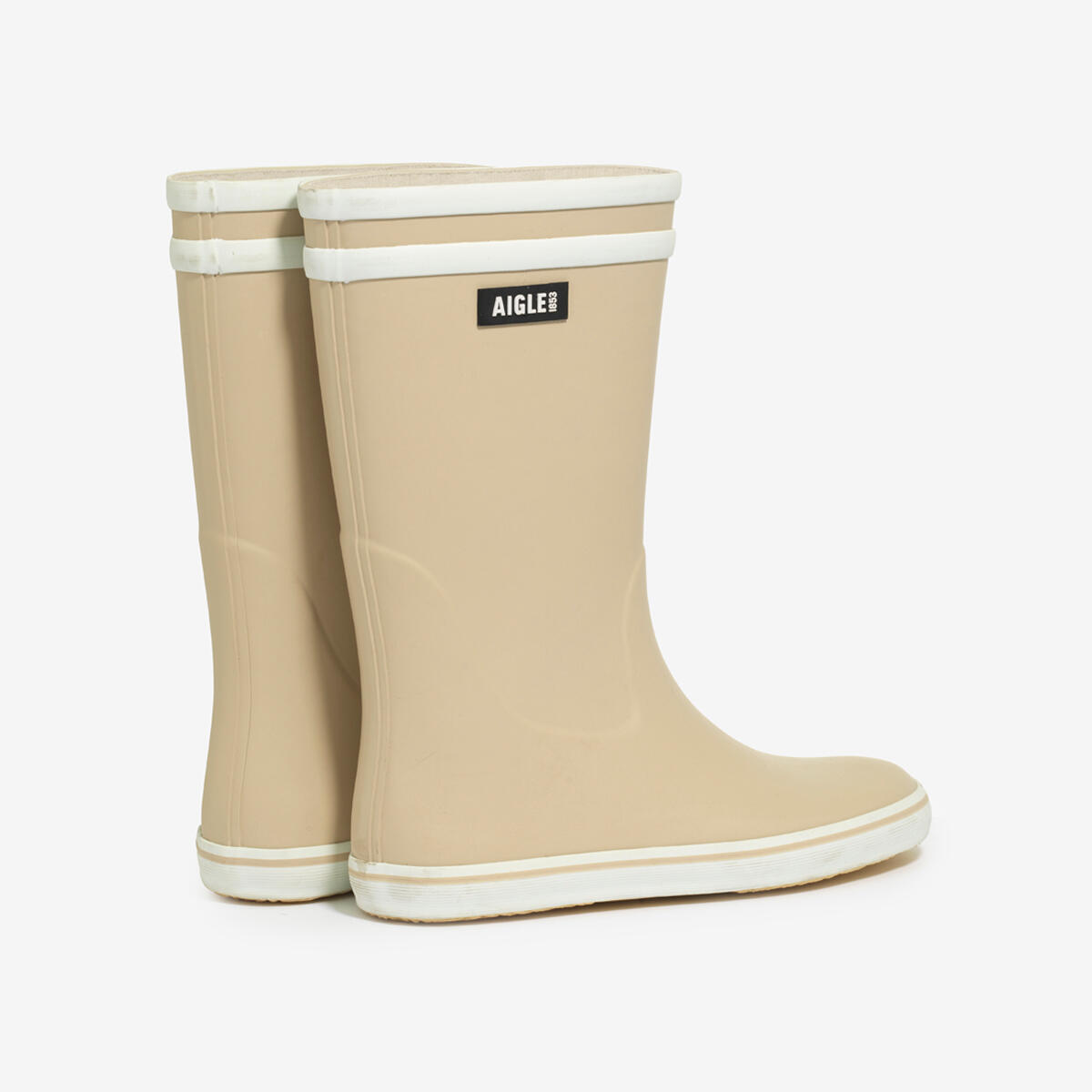 Botte de pluie  bord de mer MALOUINE Femme Beige 3/4