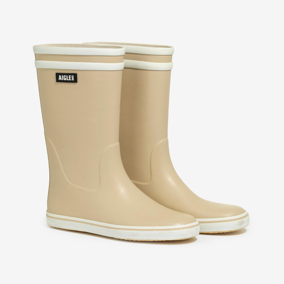 Botte de pluie  bord de mer MALOUINE Femme Beige 2/4