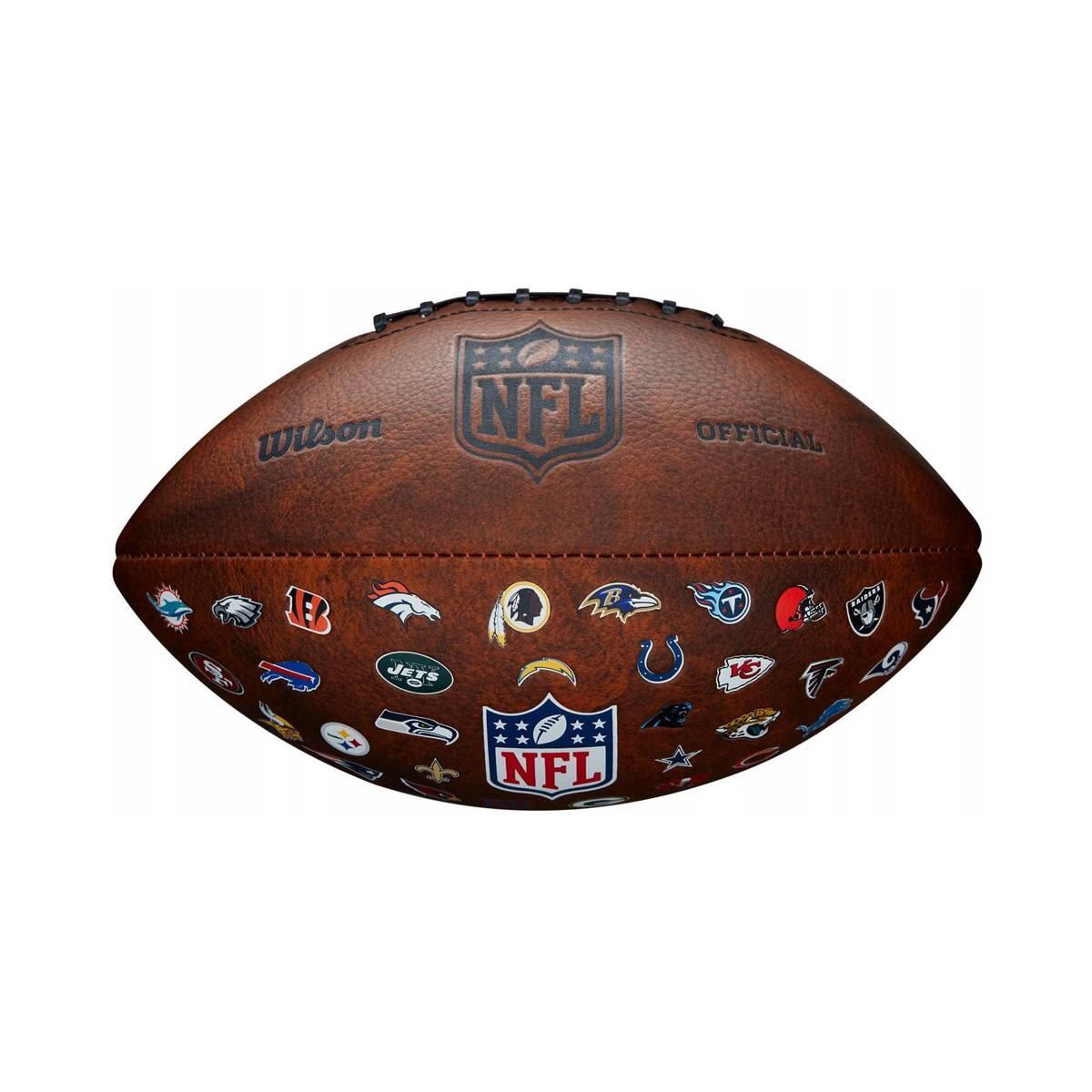 American Football Wilson NFL JR Throwback 32 Team Logo 2/4