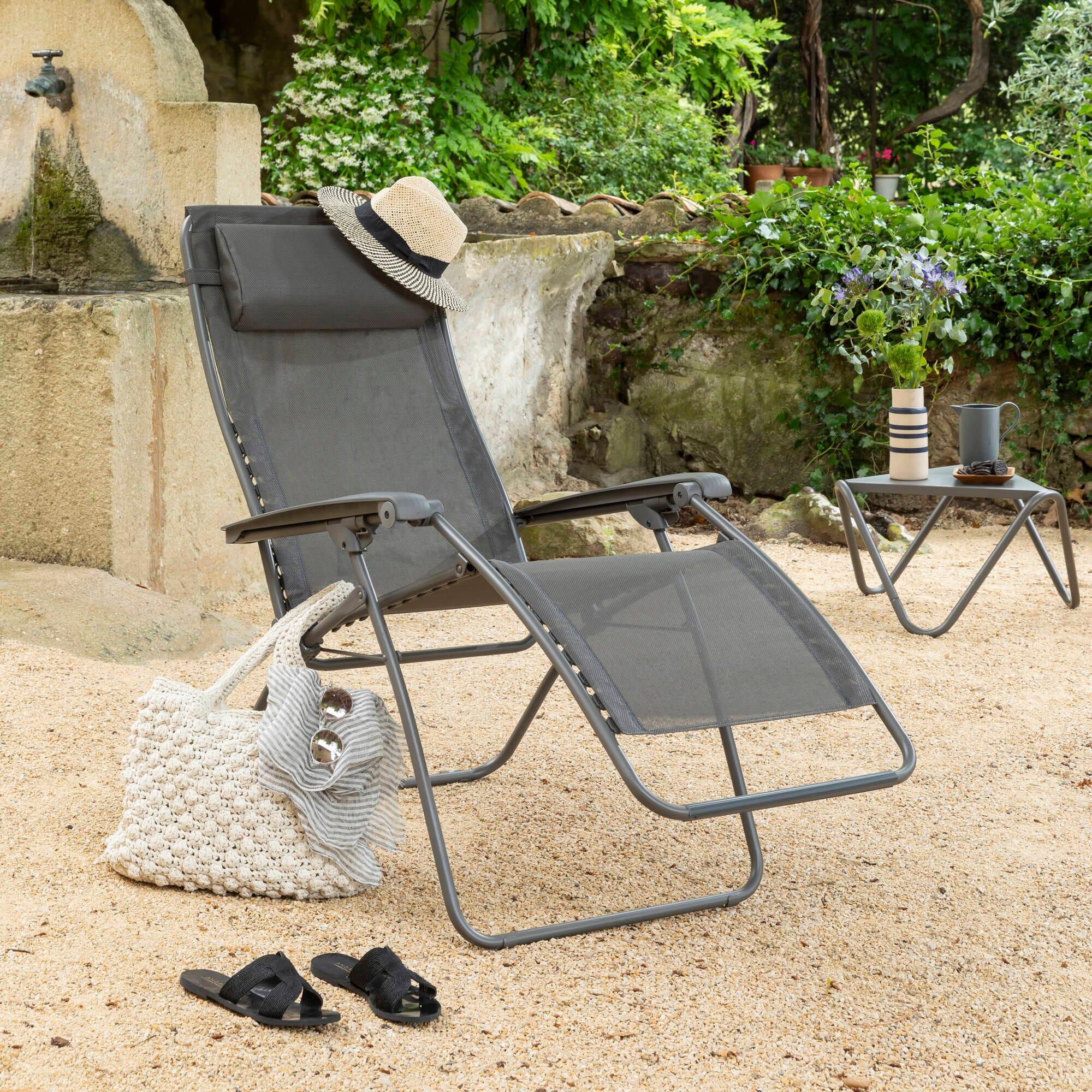 Fauteuil Relax Zéro Gravité - RSXA CLIP - Marron - Lafuma Mobilier 6/7
