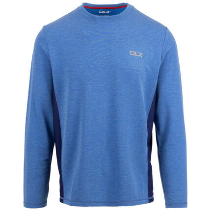 Dlx Charlie T-shirt homme manches longues gris foncé chiné