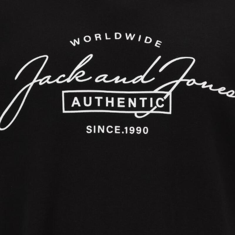 SUDADERA CAPUCHA HOMBRE JACK&JONES JJFERRIS. Negro 12256838