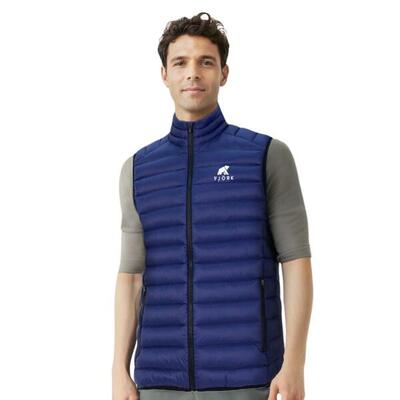 Piumino smanicato da uomo Merino Nordend