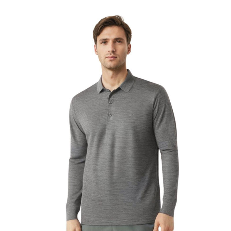 Polo-Shirt Merino Rigi LS