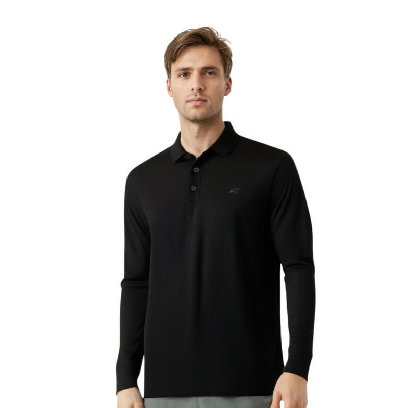 Polo-Shirt Merino Rigi LS