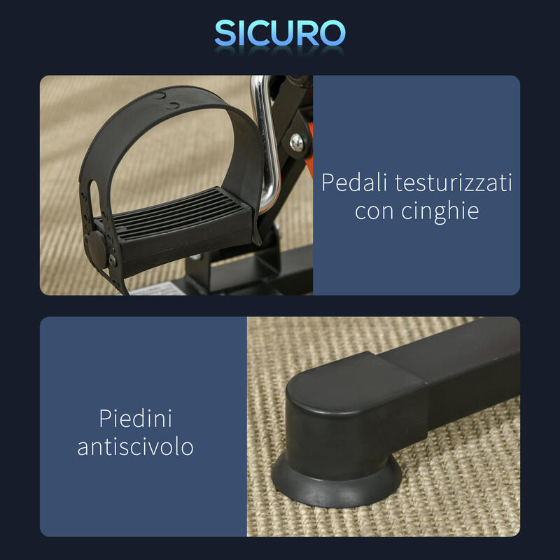 Stepper cu pedale, reglabil, 33-43x40x24.5-34.5 cm