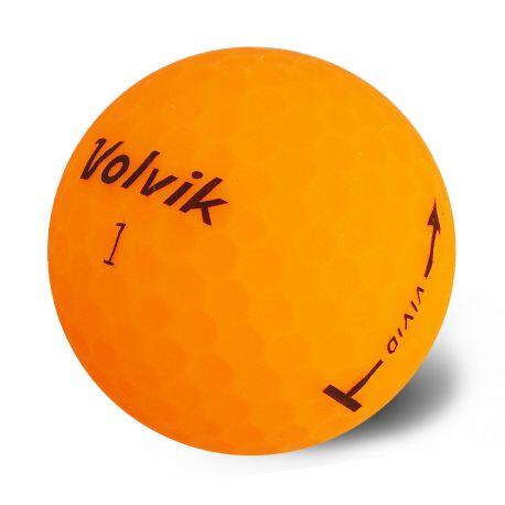 Volvik Vivid Golf Balls Orange 2/3