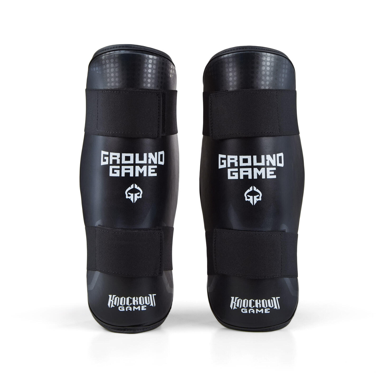 Ochraniacze piszczeli bez stopy Ground Game Cyborg czarne 2/5