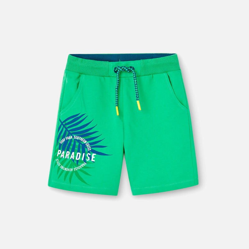 Bermudas Gimnasia Niño Boboli Verde