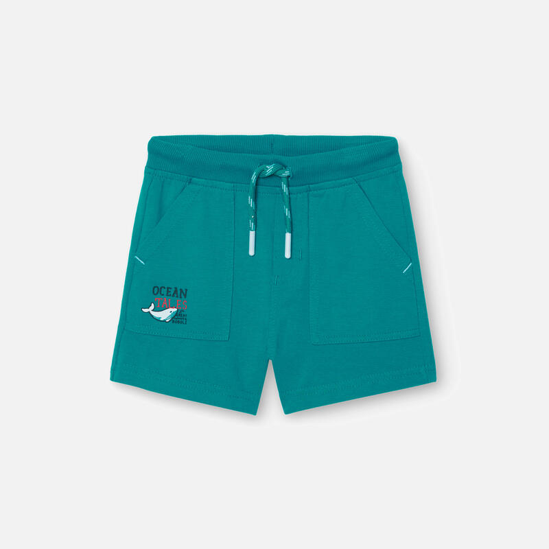 Bermudas Gimnasia Niño Boboli Verde