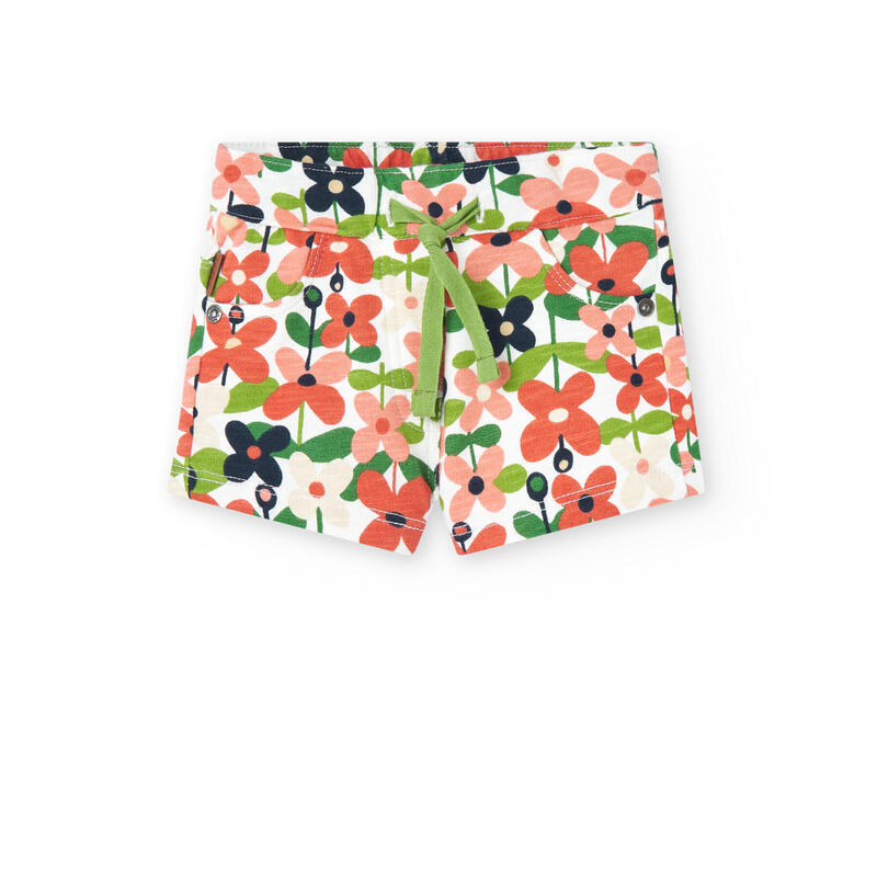 Bermudas Gimnasia Niña Boboli Multicolor