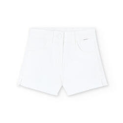 Bermudas Gimnasia Niña Boboli Blanco