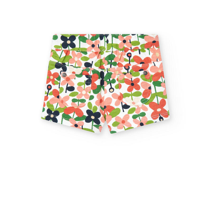 Bermudas Gimnasia Niña Boboli Multicolor