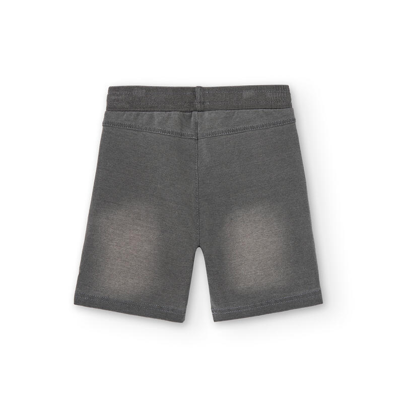 Bermudas Gimnasia Niño Boboli Gris