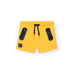 Bermudas Gimnasia Niño Boboli Amarillo