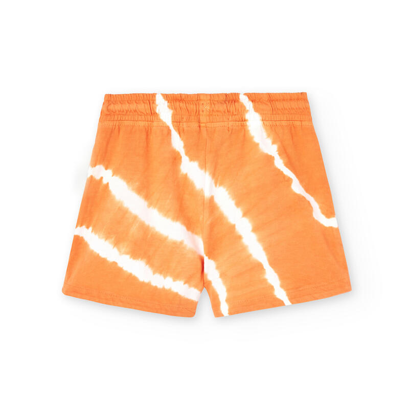 Bermudas Gimnasia Niña Boboli Naranja