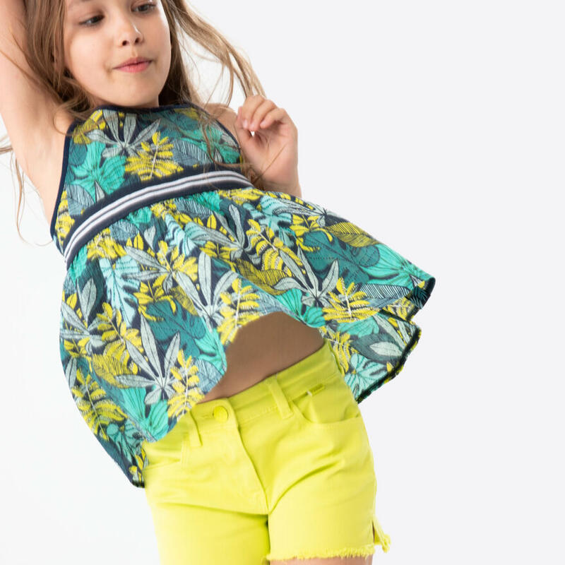 Bermudas Gimnasia Niña Boboli Verde