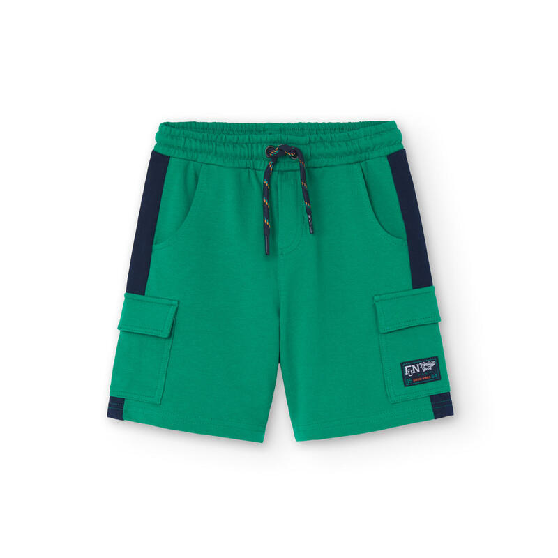 Bermudas Gimnasia Niño Boboli Verde