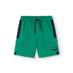 Bermudas Gimnasia Niño Boboli Verde