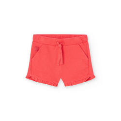 Bermudas Gimnasia Niña Boboli Rojo