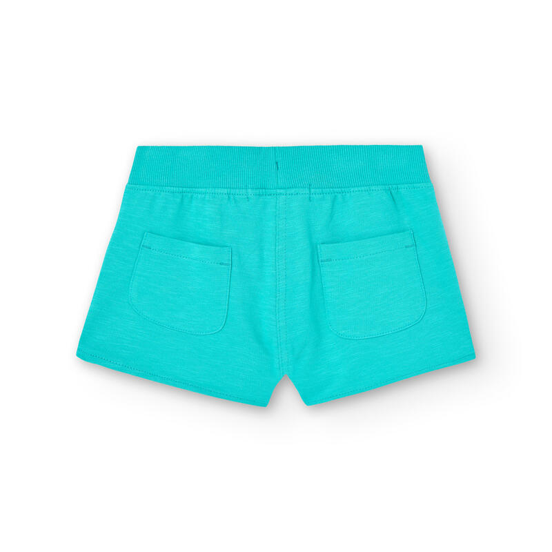 Bermudas Gimnasia Niña Boboli Verde