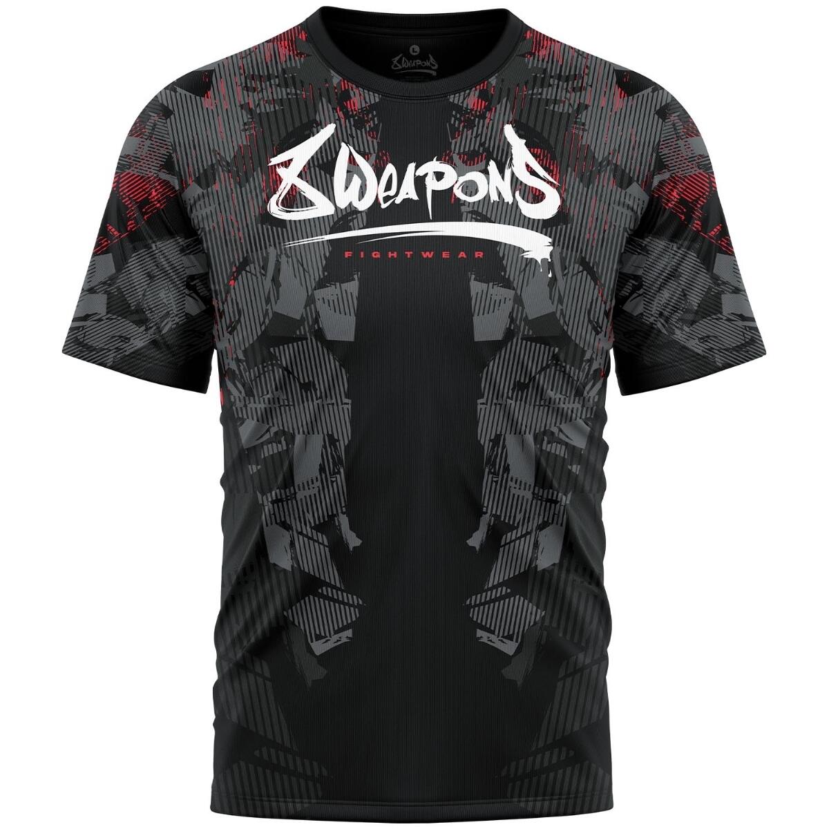 8 WEAPONS 8 WEAPONS Functional T-Shirt, Hit 2.0, black-red, XL
