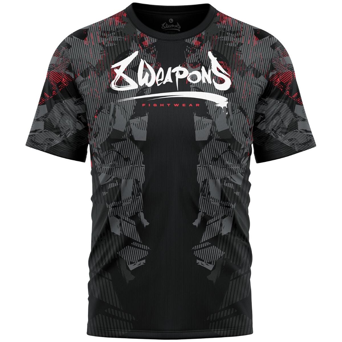 8 WEAPONS 8 WEAPONS Functional T-Shirt, Hit 2.0, black-red, S