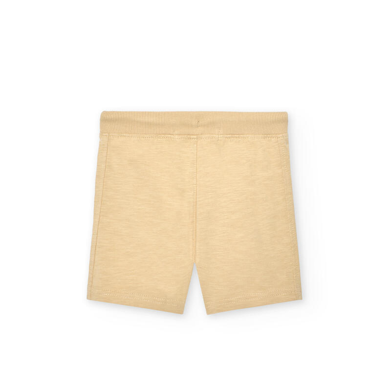 Bermudas Gimnasia Niño Boboli Beige