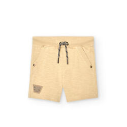 Bermudas Gimnasia Niño Boboli Beige