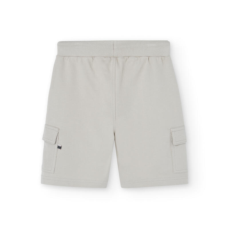 Bermudas Gimnasia Niño Boboli Beige