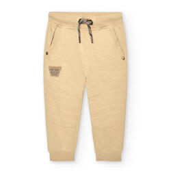 Pantalón Gimnasia Niño Boboli Beige