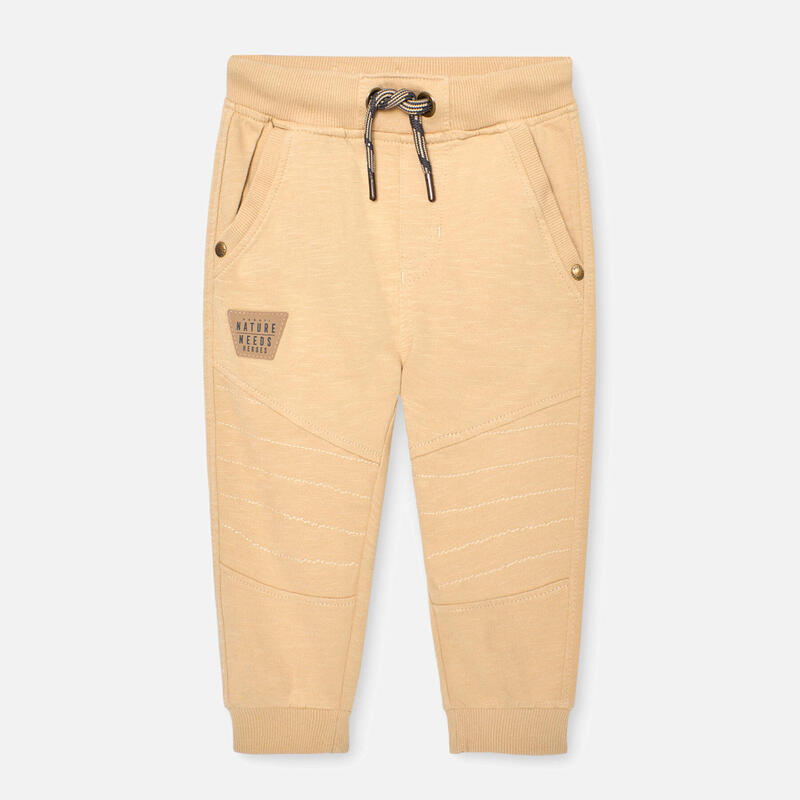 Pantalón Gimnasia Niño Boboli Beige