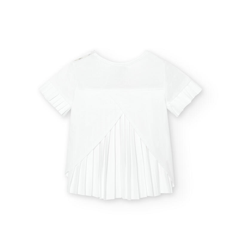 Camiseta Gimnasia Niña Boboli Blanco