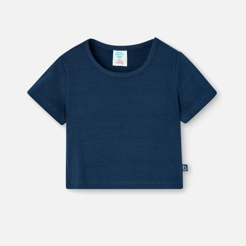 Camiseta Gimnasia Niña Boboli Azul