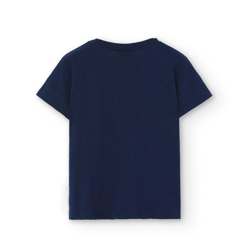 Camiseta Gimnasia Niña Boboli Azul