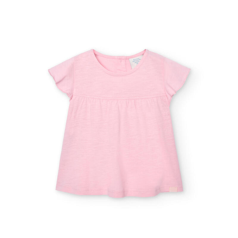 Camiseta Gimnasia Niña Boboli Rosa