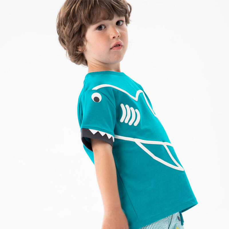 Camiseta Gimnasia Niño Boboli Verde