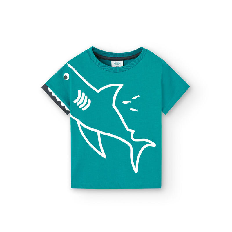 Camiseta Gimnasia Niño Boboli Verde