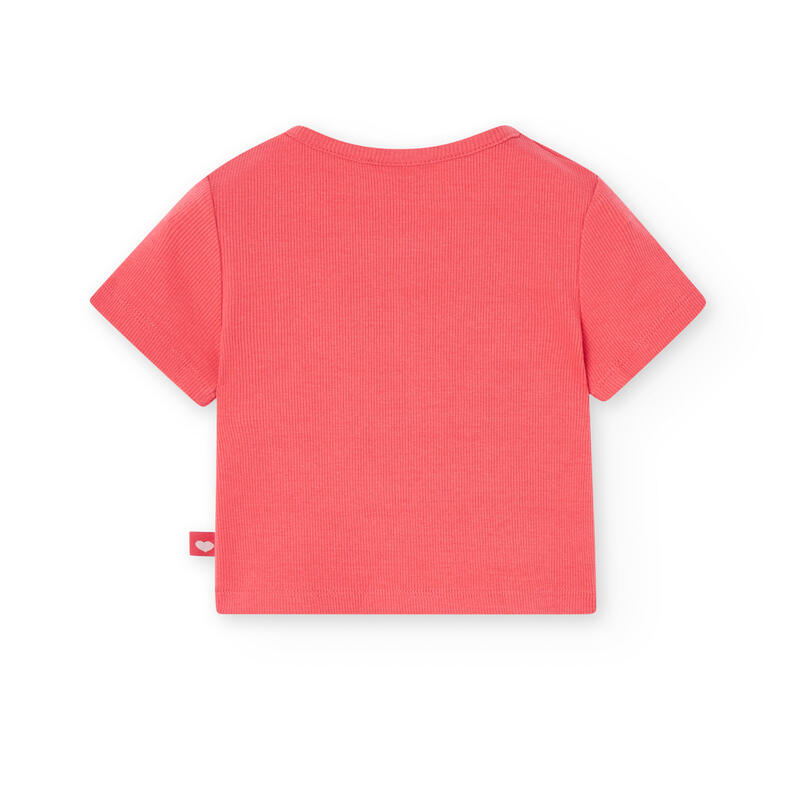 Camiseta Gimnasia Niña Boboli Rojo