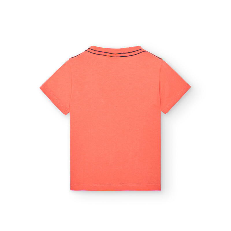 Camiseta Gimnasia Niño Boboli Naranja