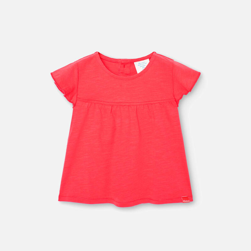 Camiseta Gimnasia Niña Boboli Rojo