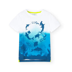 Camiseta Gimnasia Niño Boboli Blanco