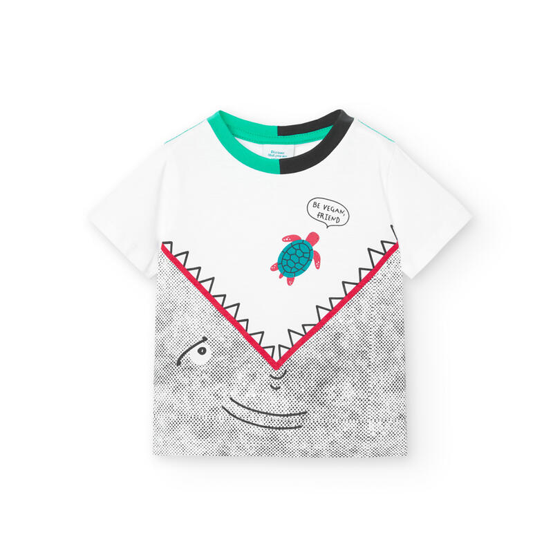 Camiseta Gimnasia Niño Boboli Blanco