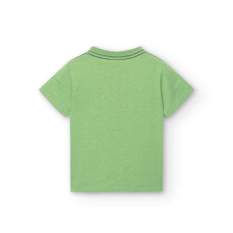 Camiseta Gimnasia Niño Boboli Verde