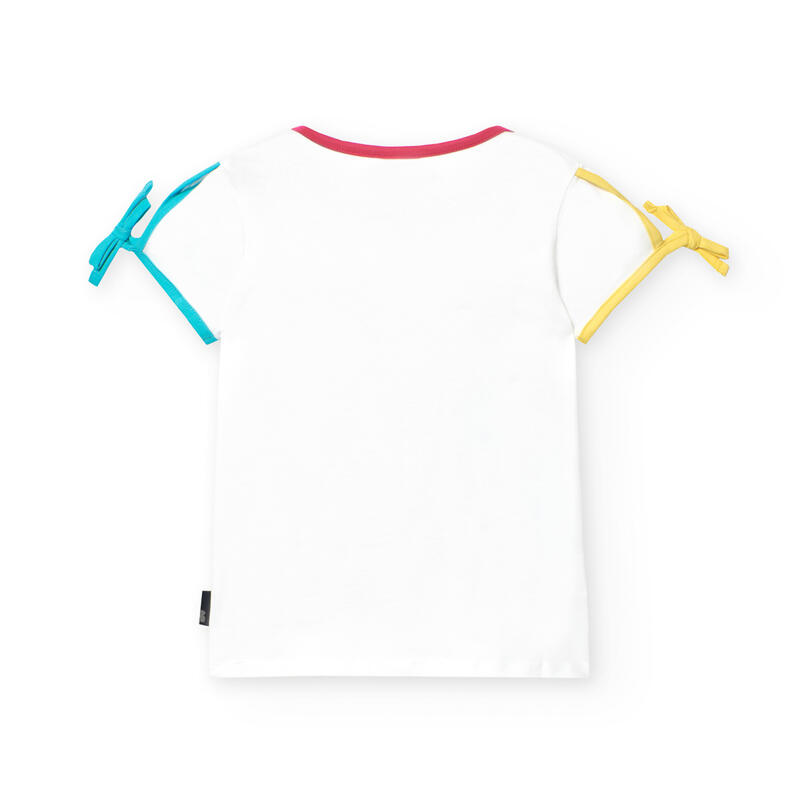 Camiseta Gimnasia Niña Boboli Blanco