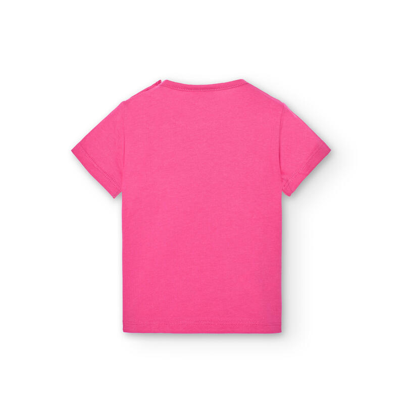 Camiseta Gimnasia Niña Boboli Rosa