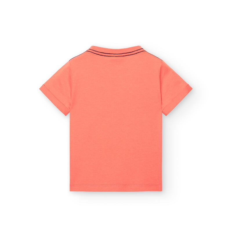 Camiseta Gimnasia Niño Boboli Naranja