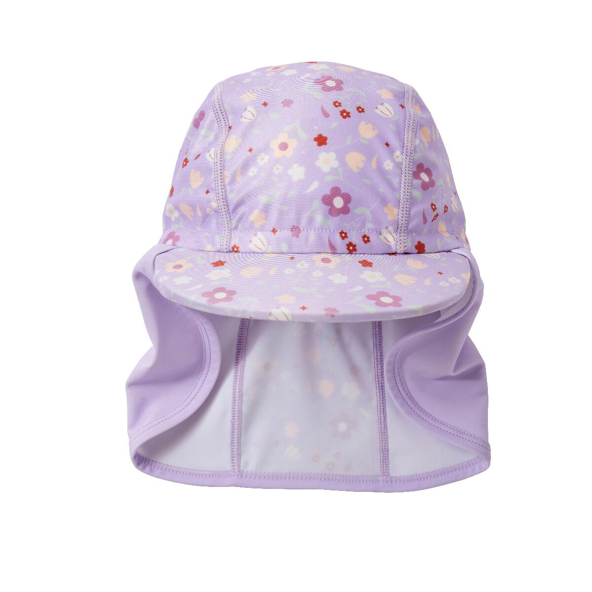 SPLASH ABOUT Splash About Baby Kids Legionnaire Sun Hat, Lilac Spring